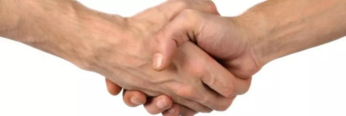 Hands shaking
