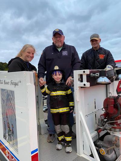 Fire Department - Kid in gear