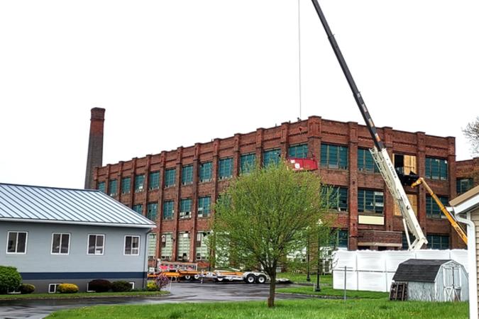 Coventry Commons with Crane