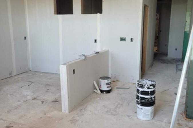  Dividing wall and openings for natural light - 132 Harrison St Coventry Commons